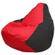 Кресло-мешок Flagman Груша Мини L Г0.1-232 красный/черный