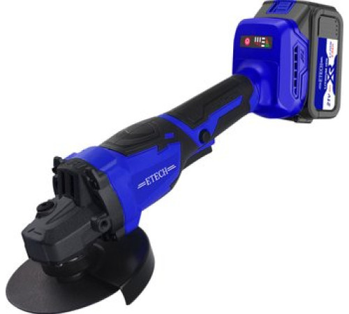 Угловая шлифмашина ETECH AG-21/125BL с 2-мя АКБ
