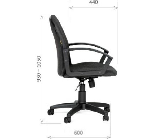 Кресло CHAIRMAN 681 черный