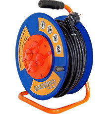 Удлинитель Glanzen EB-50-009 50 м, оранжевый