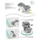 Детское автокресло Amarobaby Champion Isofix AMARO-2008CH-Se серый