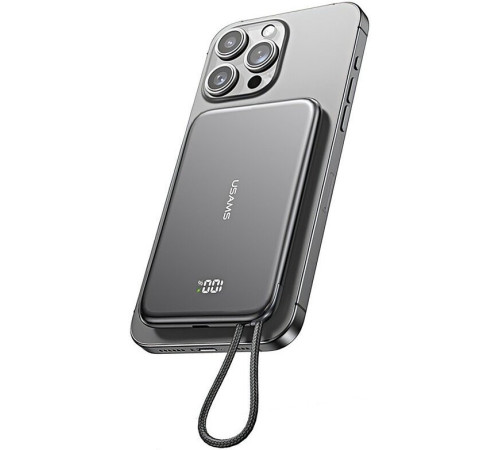 Внешний аккумулятор Usams CD227 5000mAh темно-серый