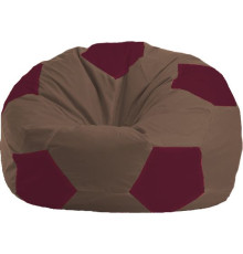 Кресло-мешок Flagman Мяч Стандарт М1.1-318 коричневый/бордовый