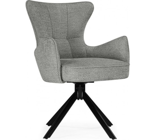 Стул с подлокотниками Woodville Atlanta поворотный серый/черный