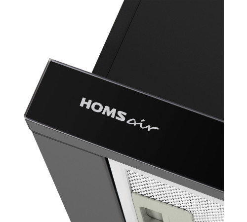 Кухонная вытяжка HOMSair Flat 60 Glass черный