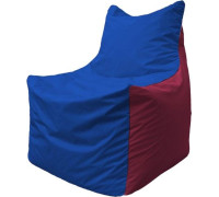Кресло-мешок Flagman Фокс Ф2.1-123 синий/бордовый