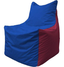 Кресло-мешок Flagman Фокс Ф2.1-123 синий/бордовый