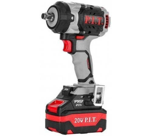 Гайковерт P.I.T. PIW20H-600A/2 с 2-мя АКБ, кейс