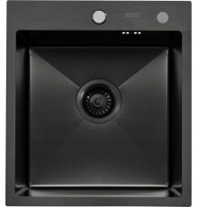 Кухонная мойка ARFEKA ECO AR 450*500 BLACK PVD NANO DECOR