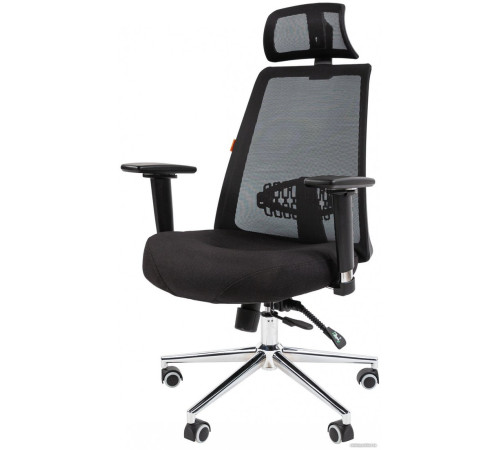 Офисное кресло CHAIRMAN 535 Lux черный/черный