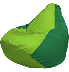 Кресло-мешок Flagman Груша Макси Г2.1-166 зеленый/салатовый