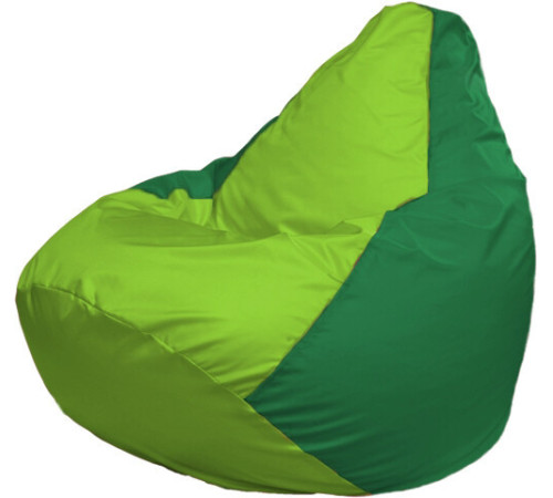 Кресло-мешок Flagman Груша Макси Г2.1-166 зеленый/салатовый