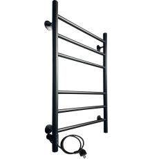 Полотенцесушитель Ростела Свирель V 50x80/6 с диммером, черный левый