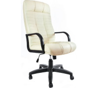 Офисное кресло Деловая обстановка Атлант Стандарт кожа люкс белый