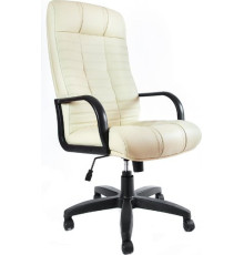 Офисное кресло Деловая обстановка Атлант Стандарт кожа люкс белый