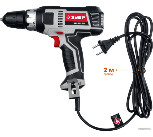 Дрель-шуруповерт Зубр ДШ-М1-400