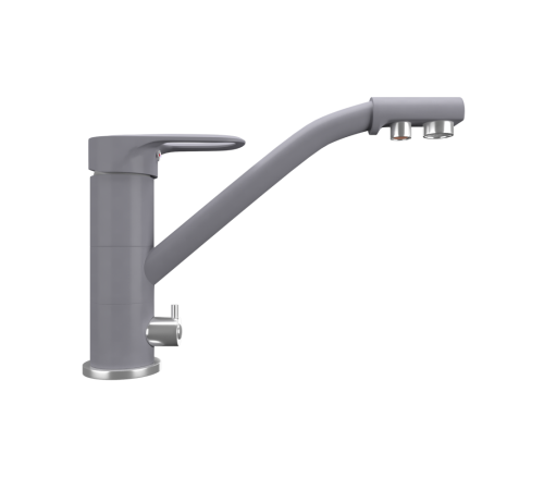 Смеситель MAUNFELD MFQT-10LGR светло-серый