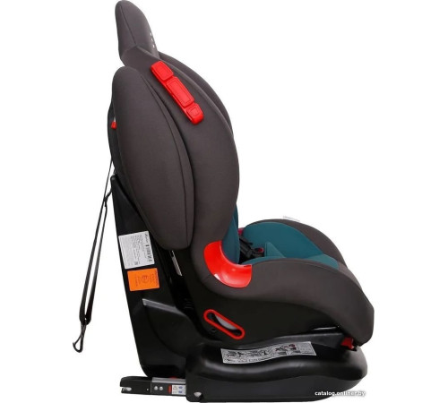 Детское автокресло Еду-Еду KS 525 Isofix темно-серый/темно-бирюзовый