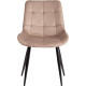 Стул TetChair Abruzzo металл/велюр бежевый HLR 8/черный