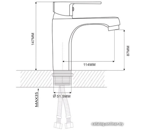 Смеситель Ekko E10302