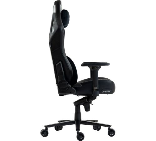 Игровое геймерское кресло Evolution Nomad PRO X-Base Black-Silver черный/серебристый
