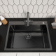 Кухонная мойка ARFEKA ECO AR 700*500 BLACK PVD NANO