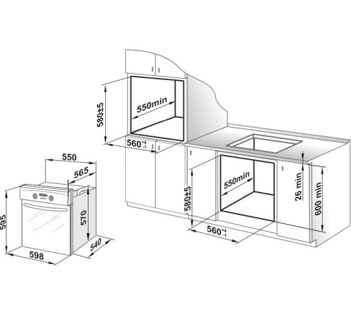 Электрический духовой шкаф GEFEST 622-04 В1 S