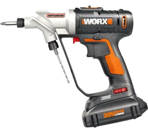 Шуруповерт Worx WX176.2 с 1-им АКБ, кейс
