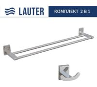 Набор аксессуаров для ванной Lauter 21SH8391 + 21SH8321 Chrome, 2 предмета