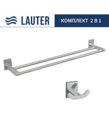 Набор аксессуаров для ванной Lauter 21SH8391 + 21SH8321 Chrome, 2 предмета
