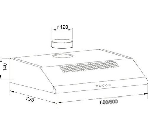 Кухонная вытяжка Making Oasis Everywhere UP-50W F