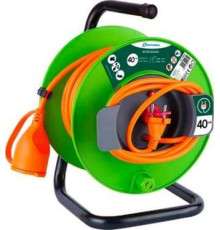 Удлинитель на катушке Electraline 49064 40 м, зеленый
