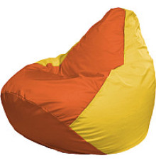 Кресло-мешок Flagman Груша Мега XXXL Г3.1-219 оранжевый/желтый