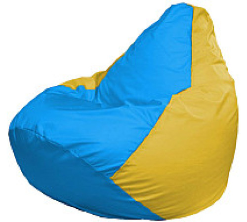 Кресло-мешок Flagman Груша Супер Мега 4XL Г5.1-280 голубой/желтый