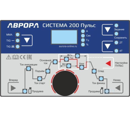 Сварочный инвертор Аврора Система 200 Пульс второе поколение