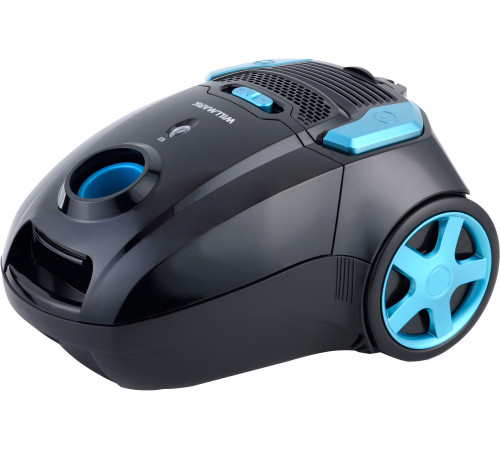 Пылесос Willmark VC-2650DBM черный/голубой
