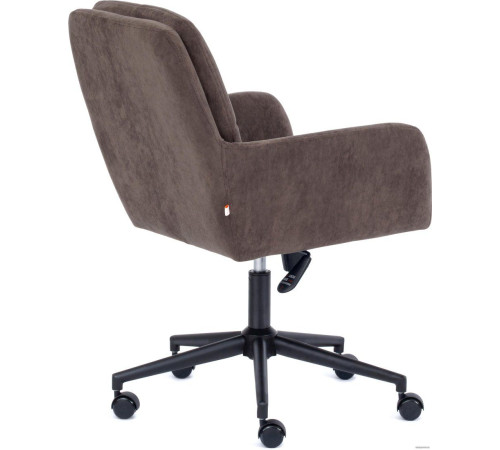 Офисное кресло TetChair Garda флок, коричневый