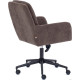 Офисное кресло TetChair Garda флок, коричневый
