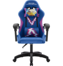 Игровое геймерское кресло Defender Legas синий/фиолетовый