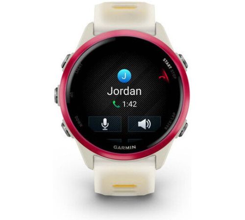 Умные часы Garmin Forerunner 570 42 мм бежевый/розовый
