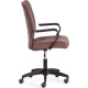Офисное кресло TetChair Wind флок коричневый