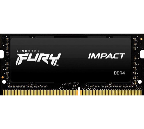 Оперативная память Kingston FURY Impact 16GB DDR4 SODIMM PC4-25600 KF432S20IB/16