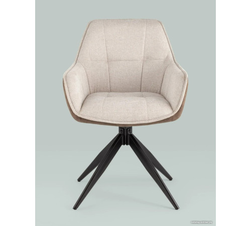 Стул Stool Group Waldo молочный/экокожа бежевый