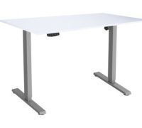 Стол с регулировкой высоты ErgoSmart Electric Desk Slim 1380х800х18 мм Ясень Тронхейм/серый