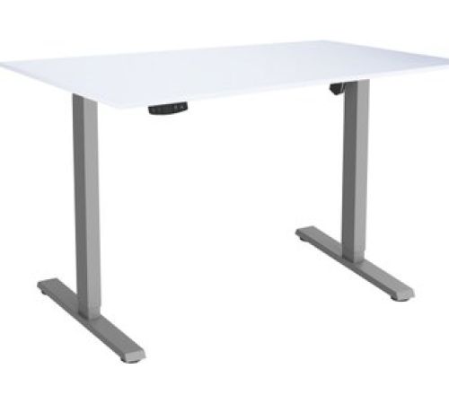Стол с регулировкой высоты ErgoSmart Electric Desk Slim 1380х800х18 мм Ясень Тронхейм/серый