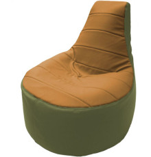 Кресло-мешок Flagman Трон Т1.3-29 оранжевый/оливковый