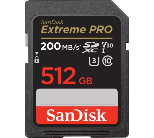 Карта памяти SanDisk Extreme PRO SDXC SDSDXXD-512G-GN4IN 512GB