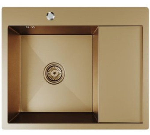 Кухонная мойка Mixline Pro 552925 бронза, с сифоном