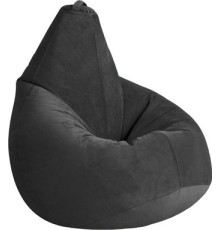 Кресло-мешок Kreslomeshki Груша L GV-110x80-CH черный