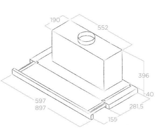 Кухонная вытяжка Elica Elite 35 GRIX/A/60